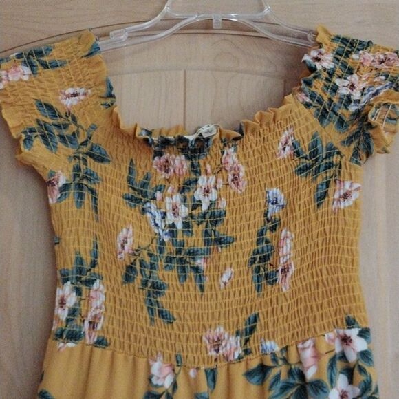 Miami Mustard Floral Jumpsuit - Picture 2 of 10